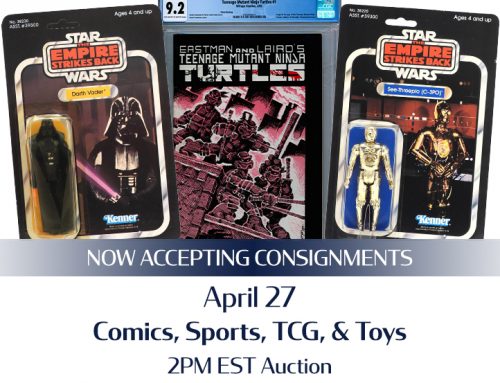 Spring Comics, Sports, TCG, & Toy Auction