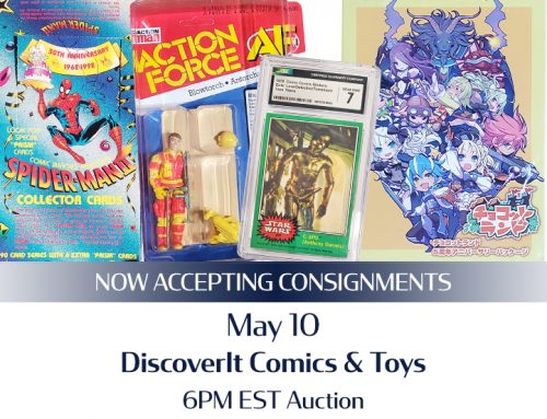 May 10 DiscoverIT Comics & Toy Auction