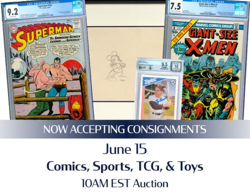 Summer Comics, Sports, TCG, & Toy Auction